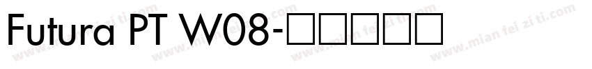 Futura PT W08字体转换